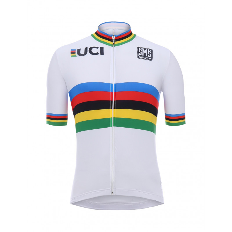 rainbow jersey cycling