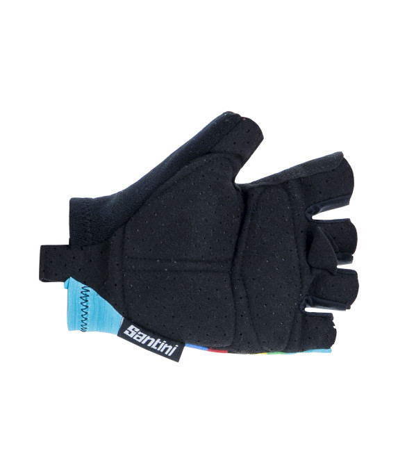 Santini Fiord Winter Cycling Gloves in Black Made in Italy Size Medium 
