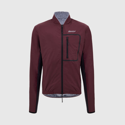 ALPHA T JACKET - Borgogna