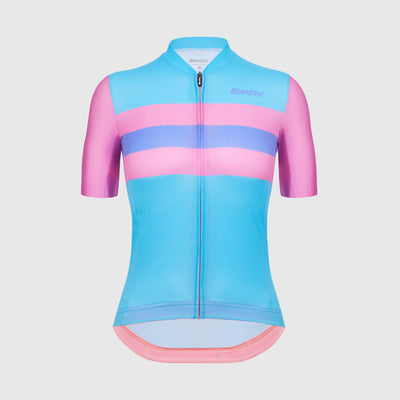 SLEEK BENGAL WOMEN'S SHORT SLEEVE JERSEY - Turquoise