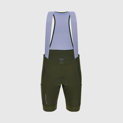 CARGO WOMEN'S BIB SHORTS - Verde Militare