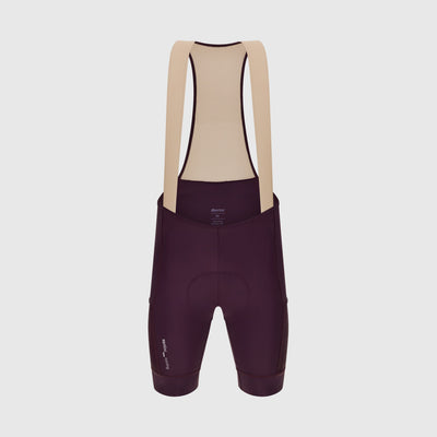 CARGO MEN'S BIB SHORTS - Borgogna