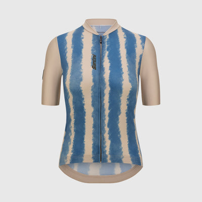 BAMBU WOMEN'S SHORT SLEEVE JERSEY - Hellblau
