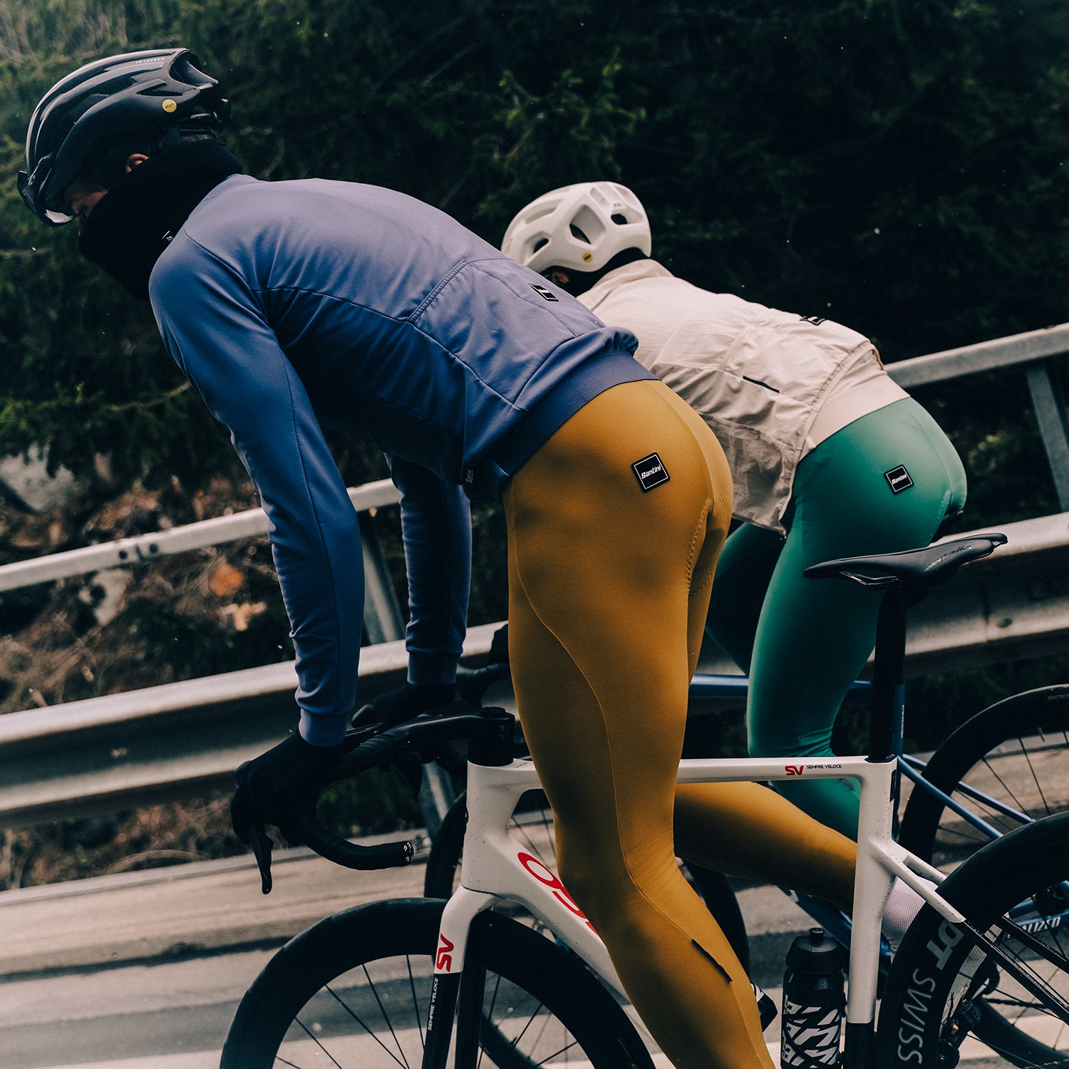 READY TO RIDE WIND JACKET - Cappuccino – Santini Cycling