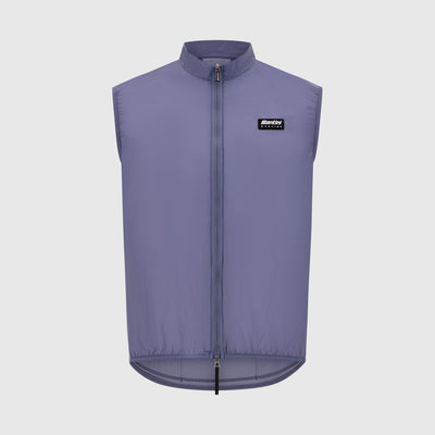READY TO RIDE WINDPROOF VEST - Blu Polvere