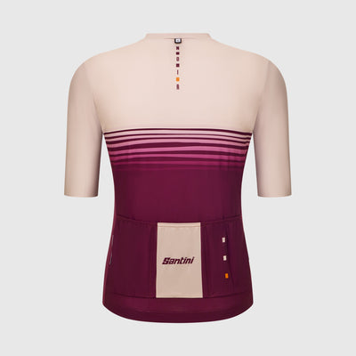 NOIR MEN'S SHORT SLEEVE JERSEY - Bourgogne