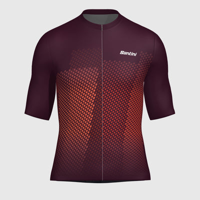 PING SHORT SLEEVE JERSEY - Bourgogne