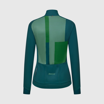 SQUARE WOMEN'S LONG SLEEVE JERSEY - Vert Sauge