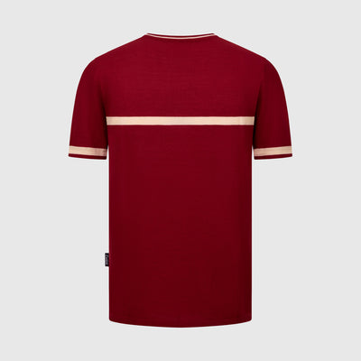 EROICA JACQUARD T-SHIRT - Bordeaux