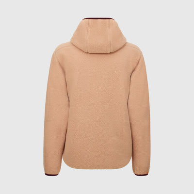 EROICA MONTE HOODED FLEECE JACKET - Cappuccino