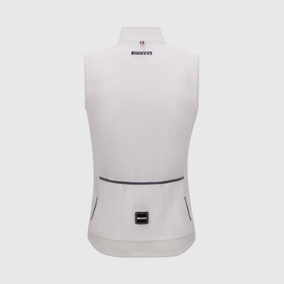 SANTINI X PIRELLI SPORT CLUB WIND VEST - Blanc