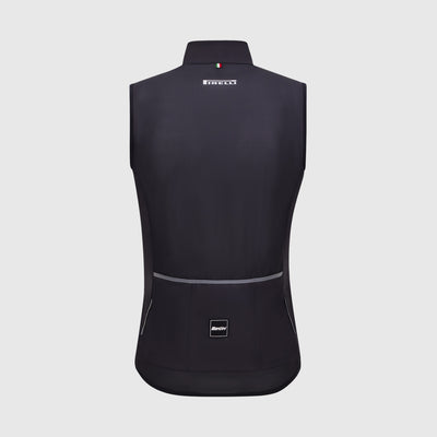SANTINI X PIRELLI SPORT CLUB WIND VEST - Schwarz