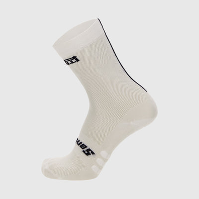 SANTINI X PIRELLI SPORT CLUB CYCLING SOCKS - Bianco