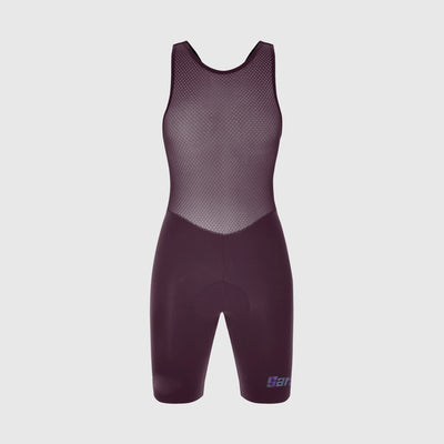 UNICO EDGE WOMEN’S BIB SHORTS - Borgogna