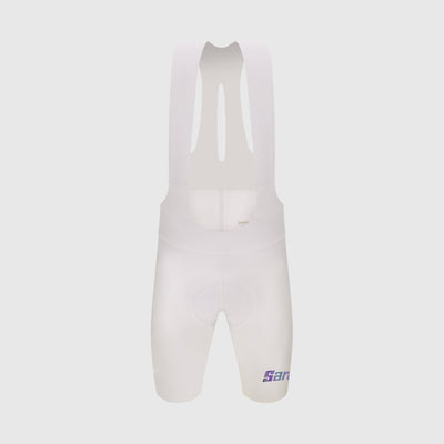 UNICO EDGE MEN’S BIB SHORTS - Bianco