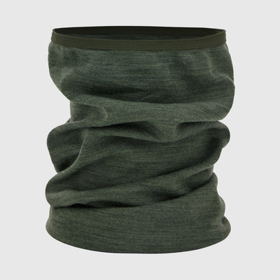 WOOL NECK-WARMER - Verde Militare
