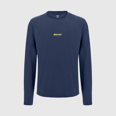 BRAND LONG SLEEVE T-SHIRT - Bluette
