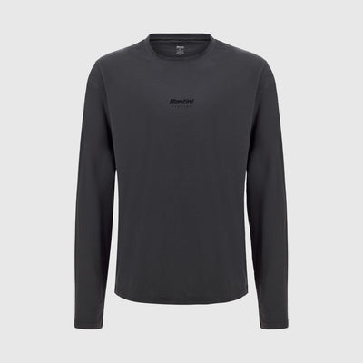 BRAND LONG SLEEVE T-SHIRT - Grau