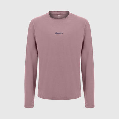 BRAND LONG SLEEVE T-SHIRT - Rosa