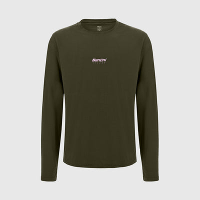BRAND LONG SLEEVE T-SHIRT - Milit§rgrün