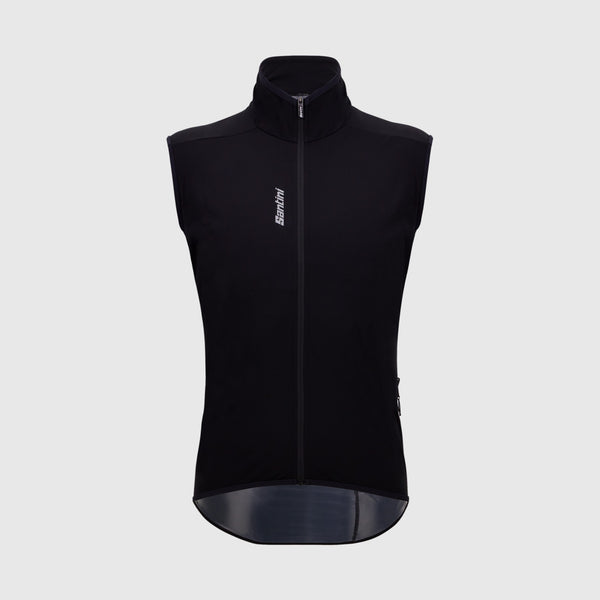 MAGIC PACKABLE WATERPROOF VEST - Black – Santini Cycling