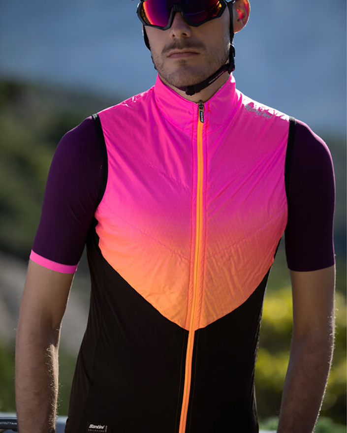 Santini Cycling Clothing Men Sleeveless Redux Genio 