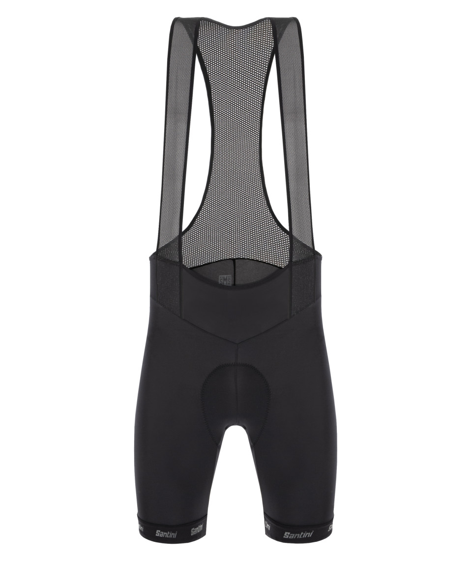 Santini  2021 Cubo Men's Cycling Bib Shorts with eMax Pad in Black