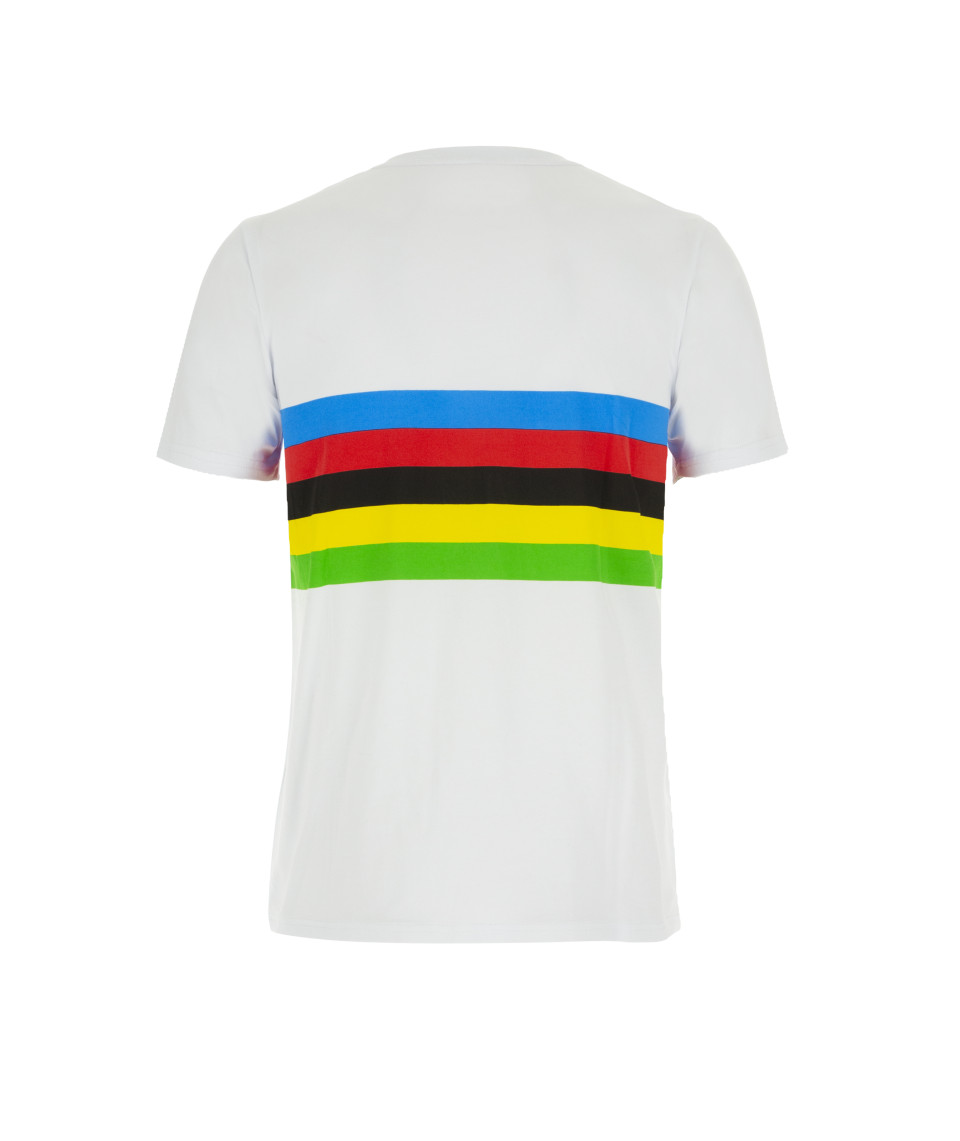RAINBOW STRIPES KID JERSEY - UCI OFFICIAL